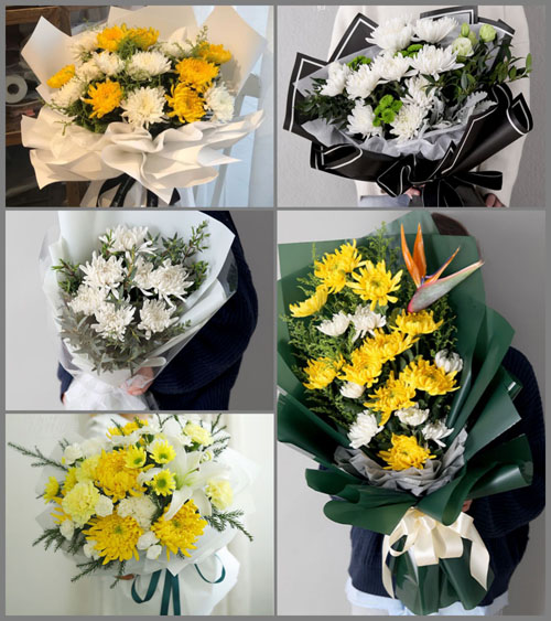四川德阳旌阳区八角井镇白事花束代送